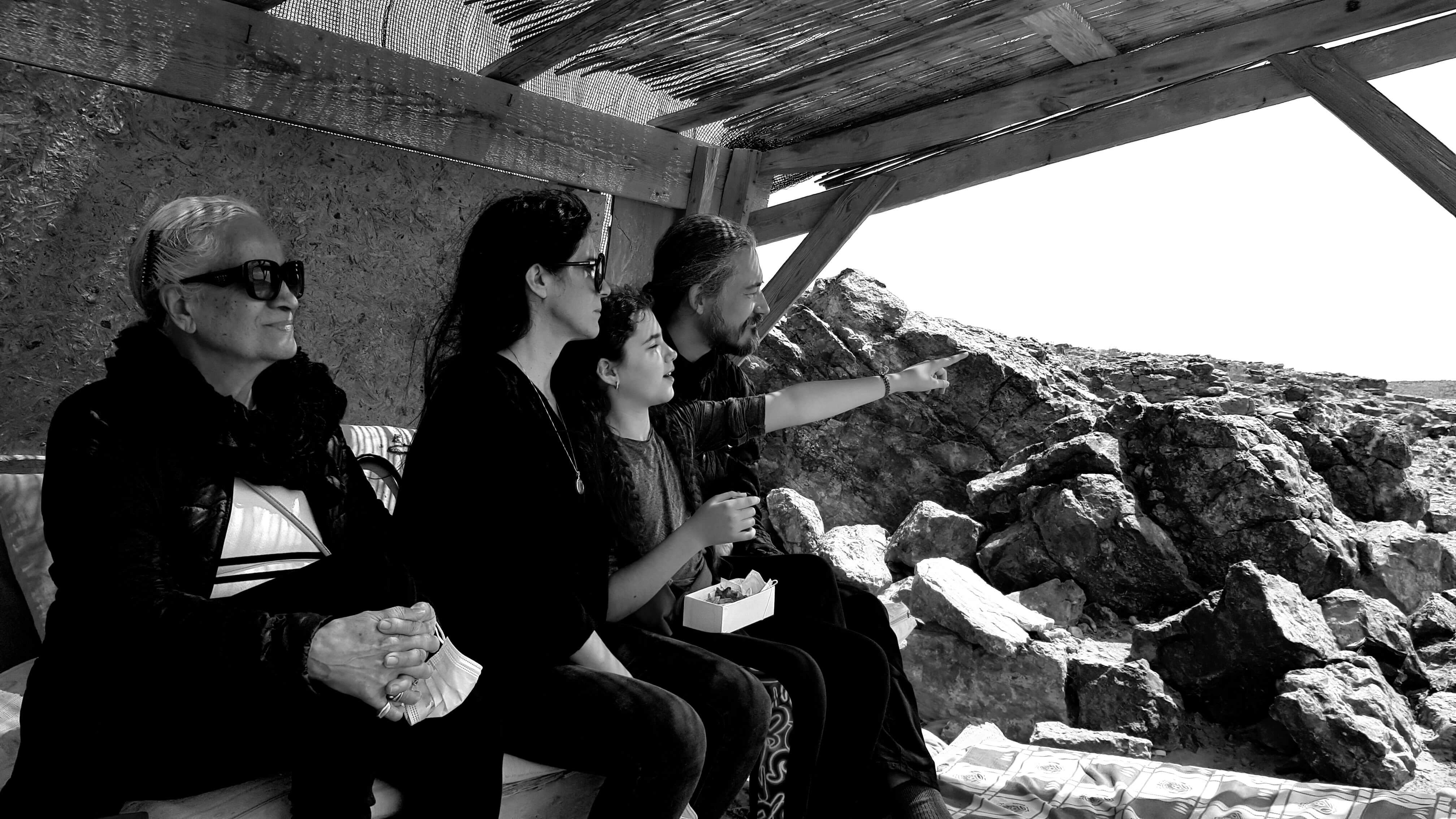 Yehudit Sasportas and her family, April 2020